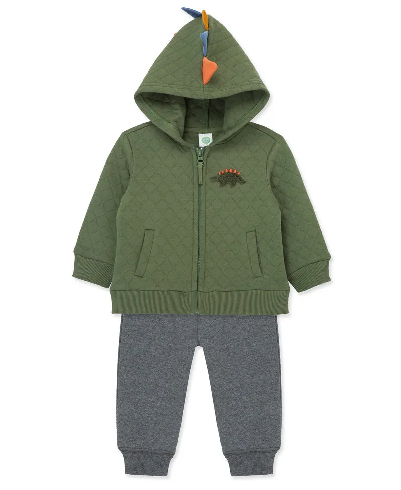 Dino 2pc Hoodie Set- Infant