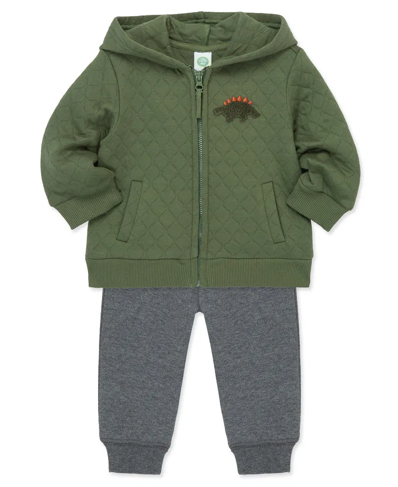 Dino 2pc Hoodie Set- Infant