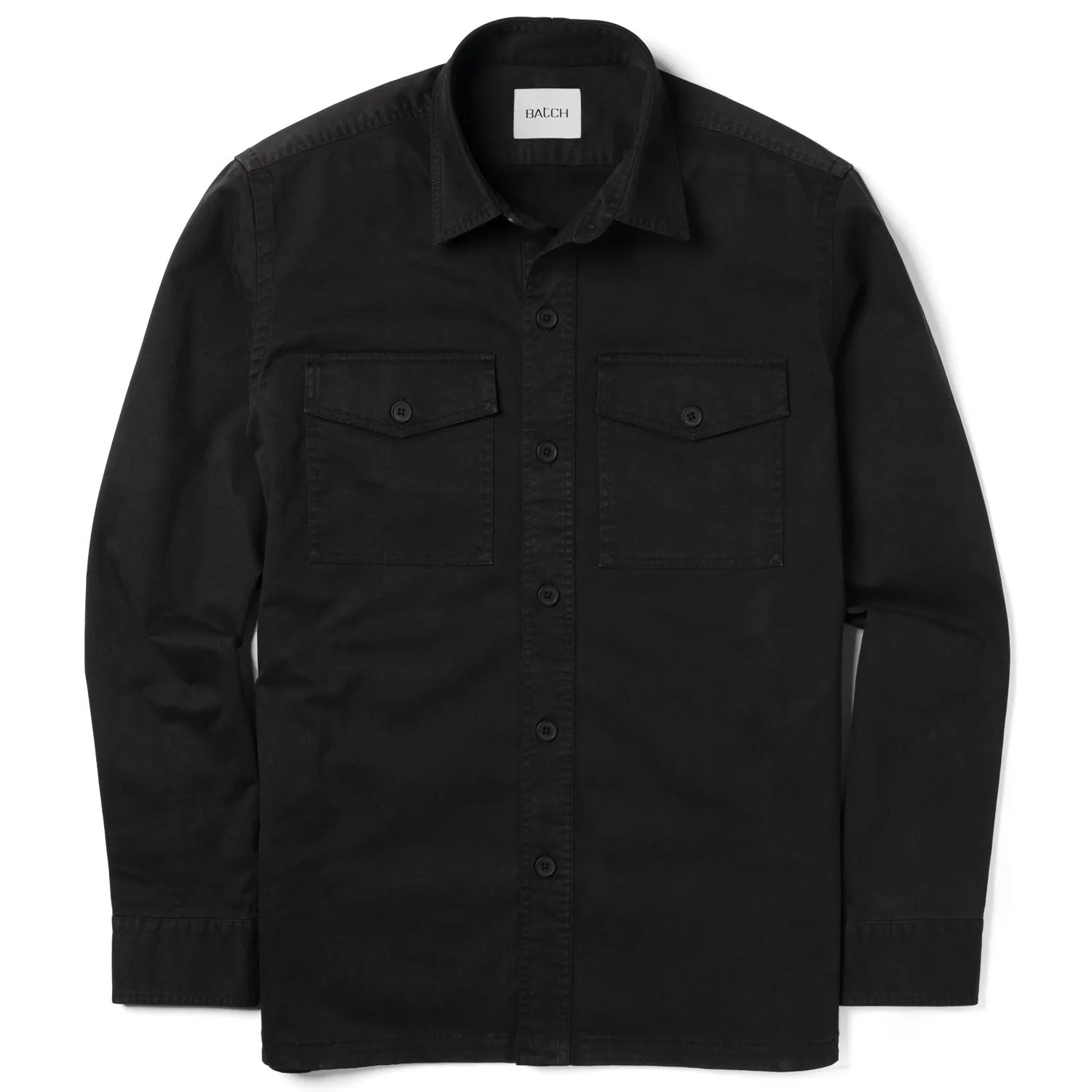 Distiller Shirt-Jacket - Black Heavy Twill