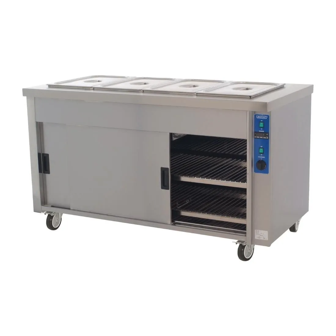 DR405 Moffat Bain Marie Top Eco Hot Cupboard Heavy Duty HB4E