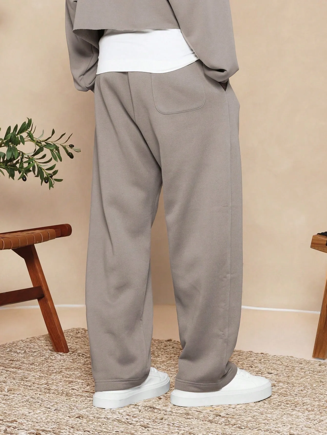 Drop Crotch Heavyweight Essential Sweatpants