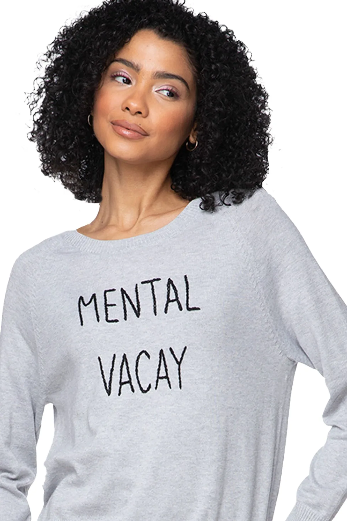 Eco Cotton Crew Sweater | Mental Vacay