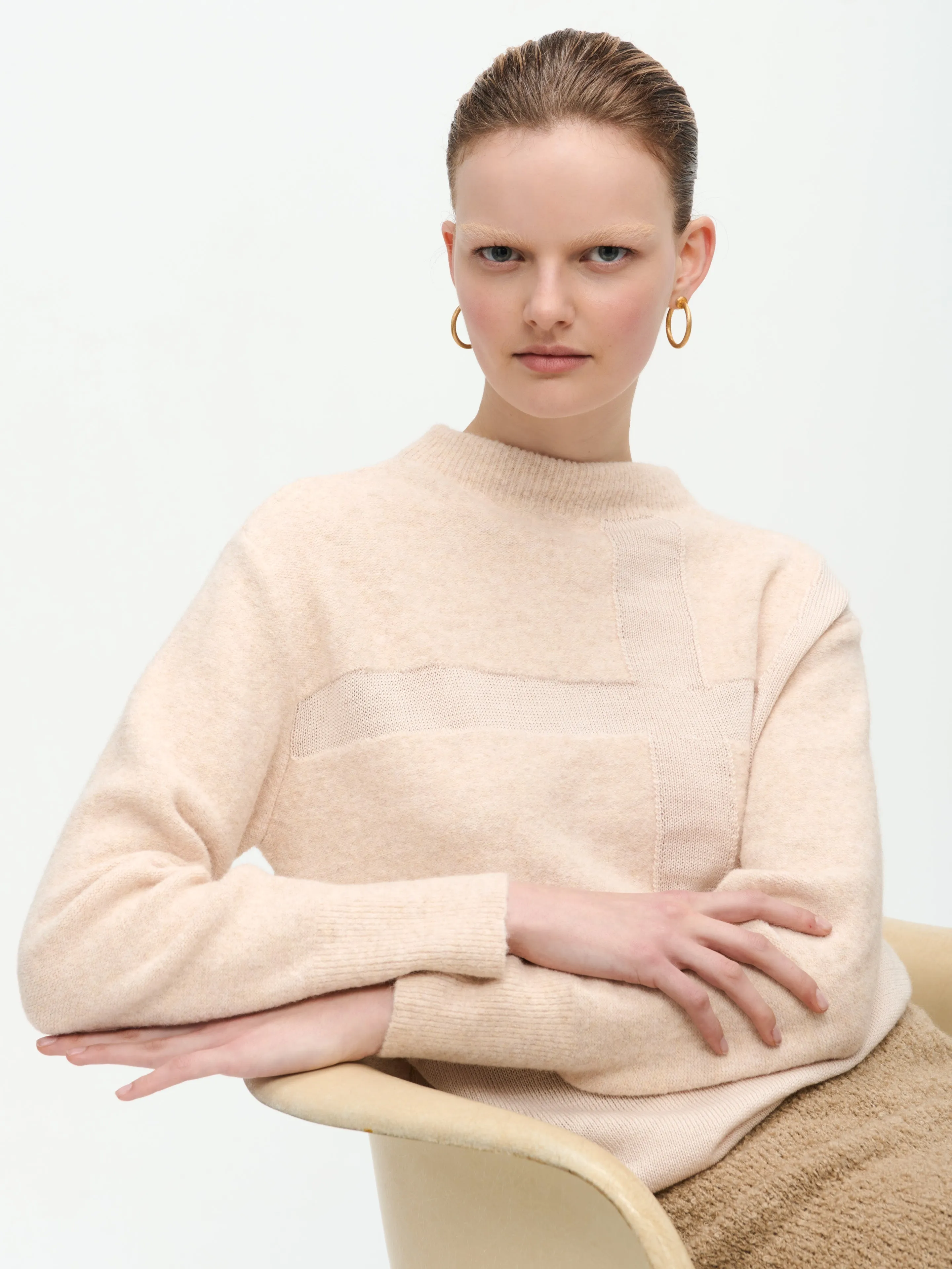 Elpida Pullover | Rose