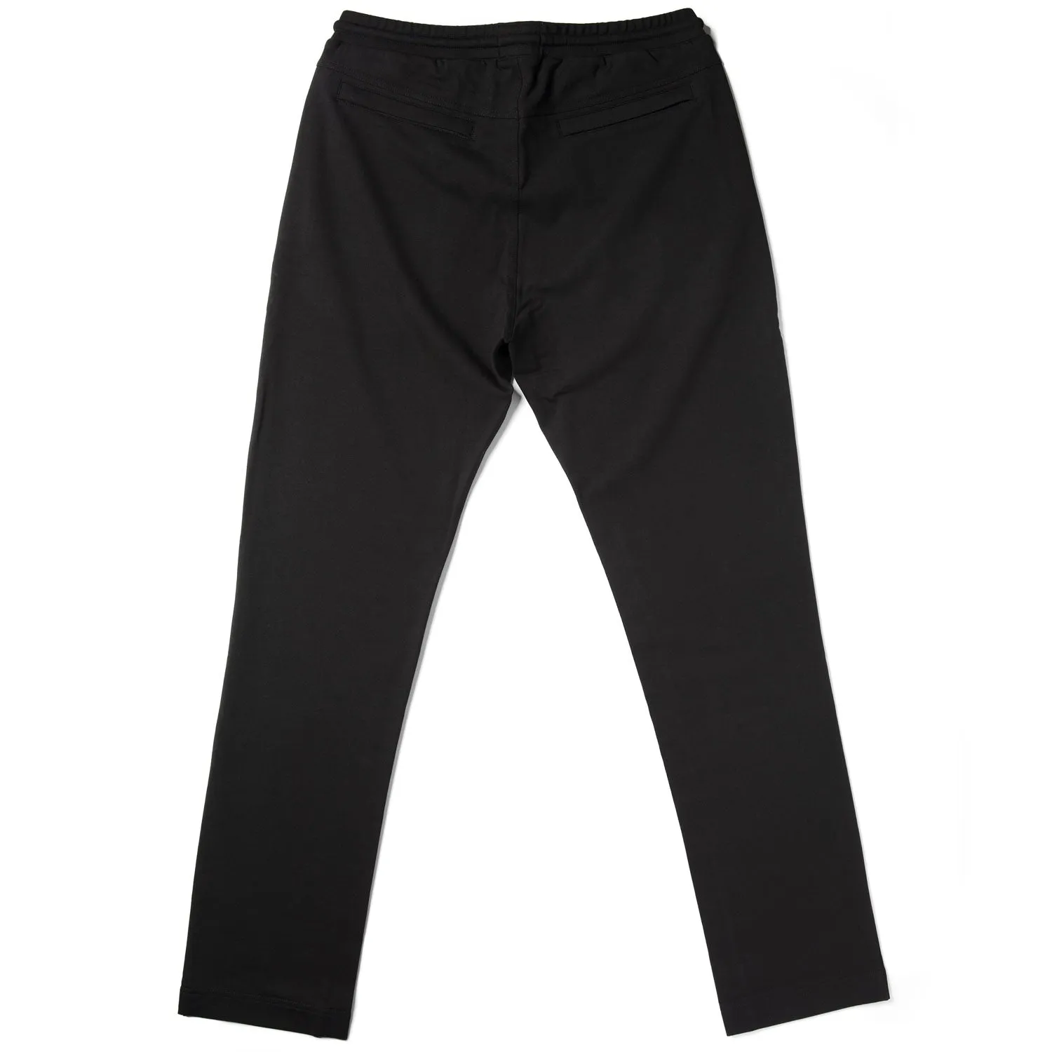 Essential Sweatpants –  Black Cotton French Terry