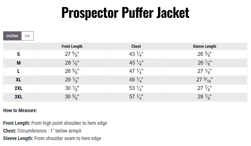 Fasthouse Men's Prospector Puffer Jacket