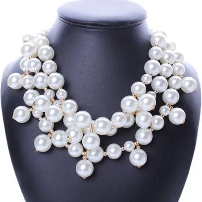 Fathion Large Pearl Irregular Necklace