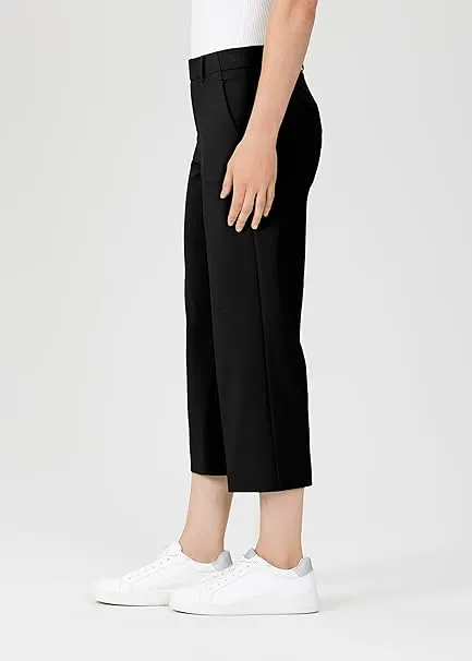 Fenja Shadow Black Cropped Trouser