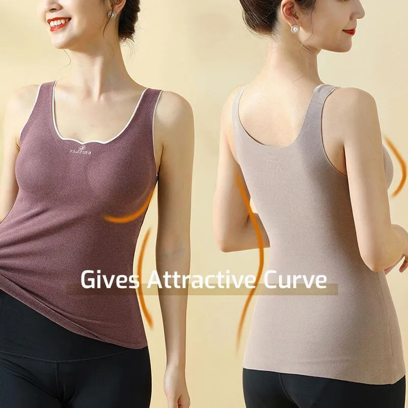 Fleece Seamless Slim Underwear Vest