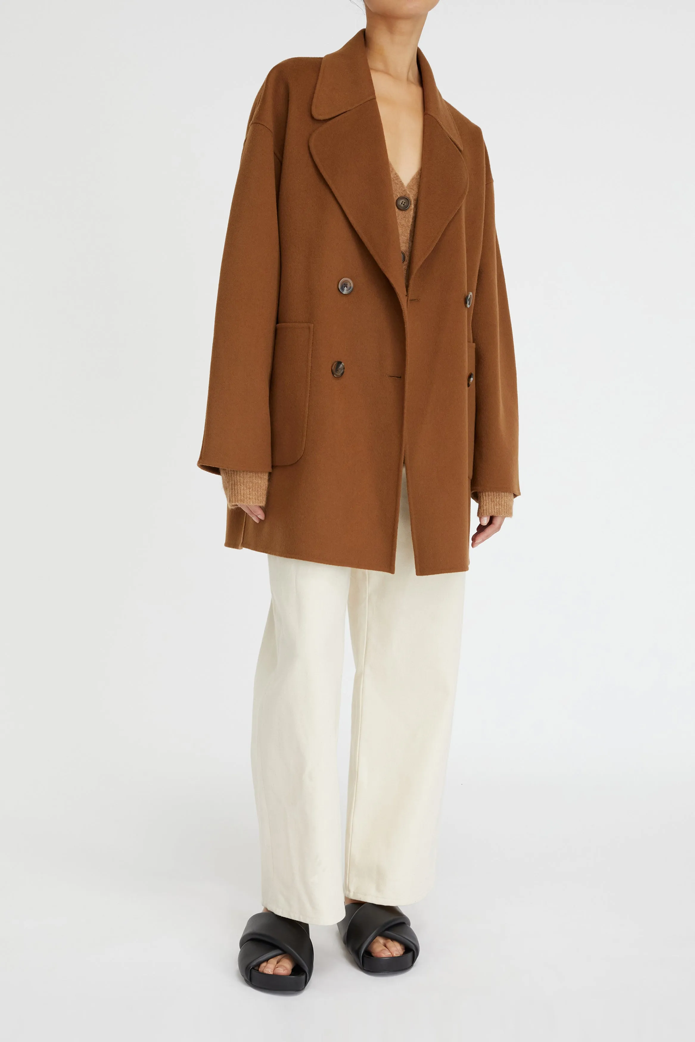 Florentine Cashmere Pea Coat