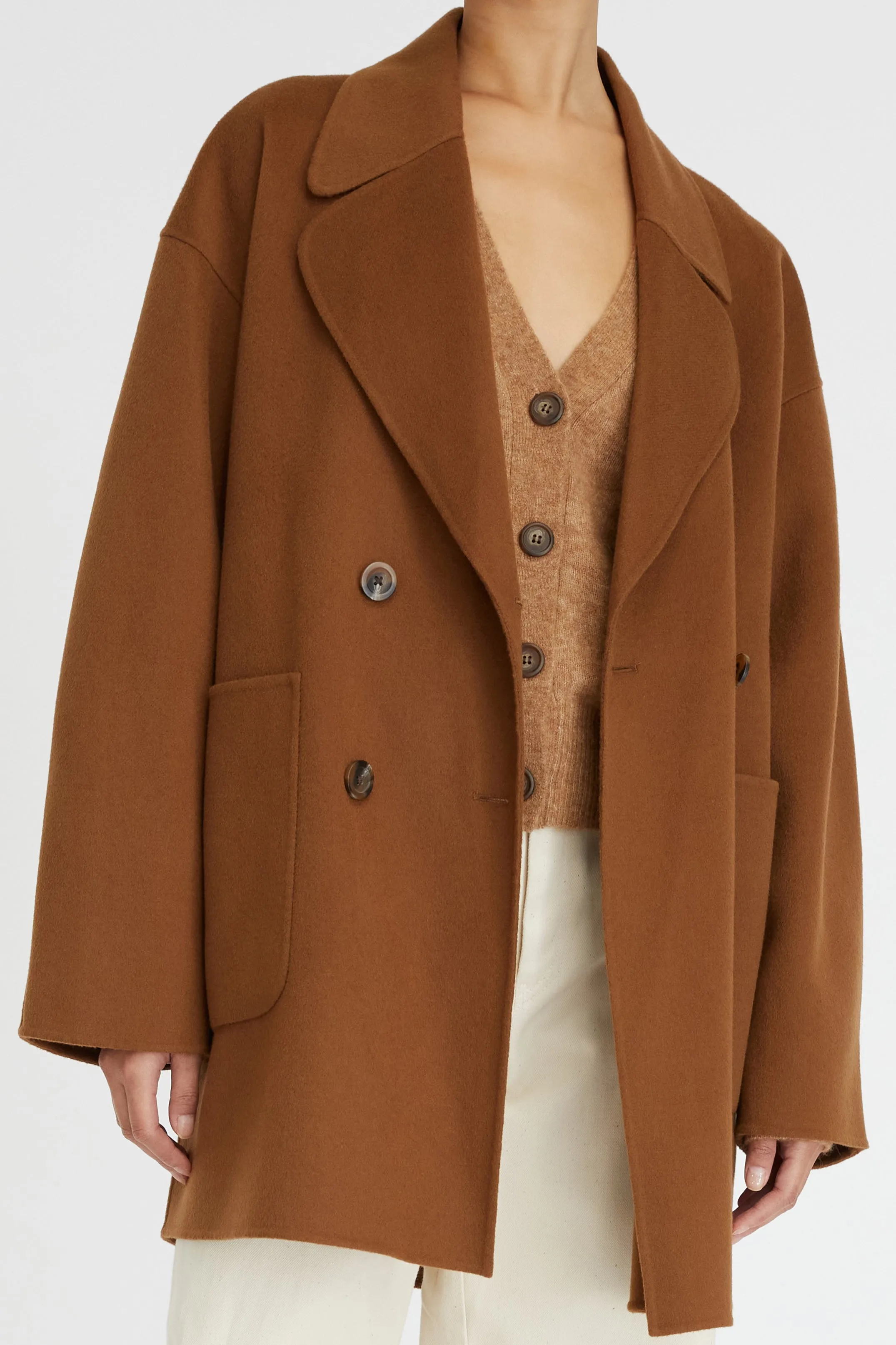 Florentine Cashmere Pea Coat