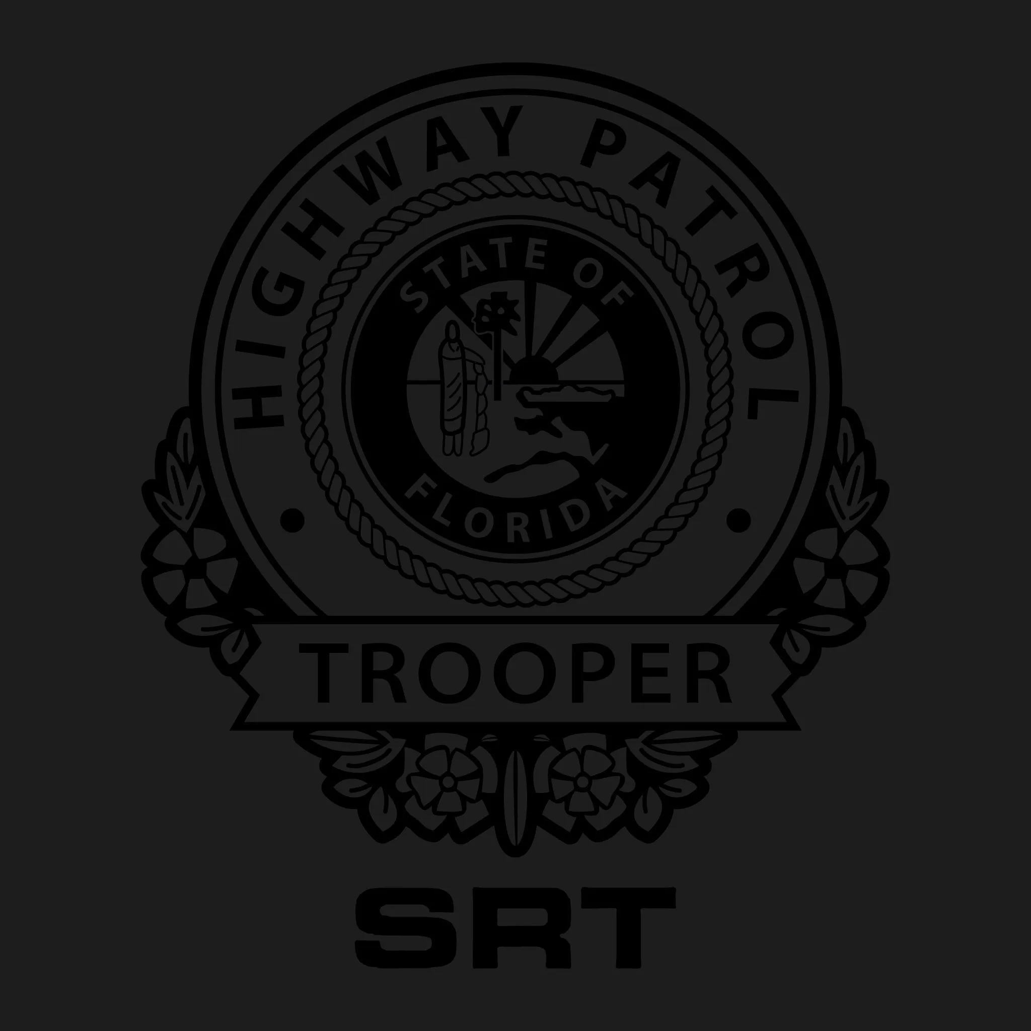 [FLORIDA HIGHWAY PATROL] SRT Utility Shirt [BLK/BLK]