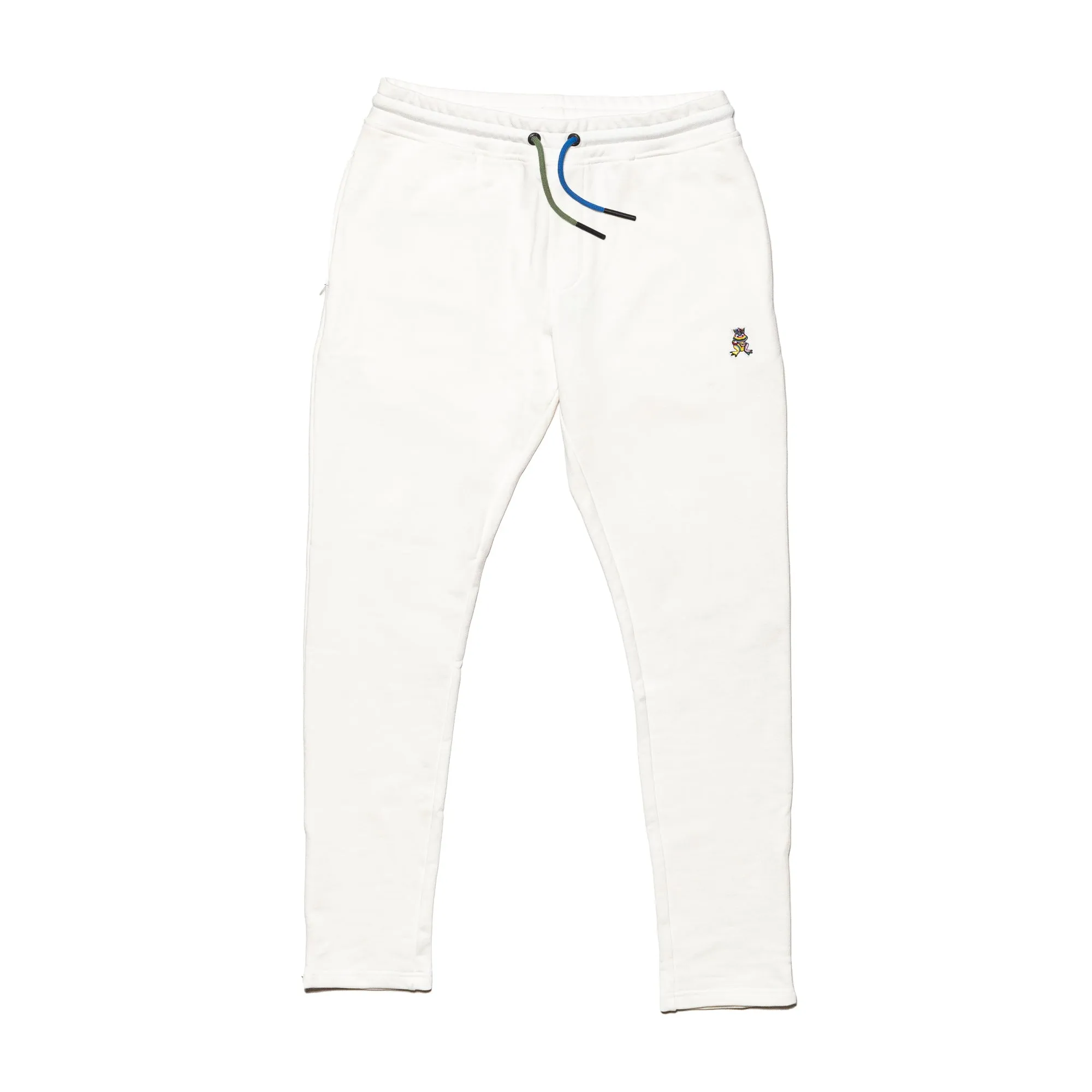 FROG Color Block Leisure Sweatpants - White