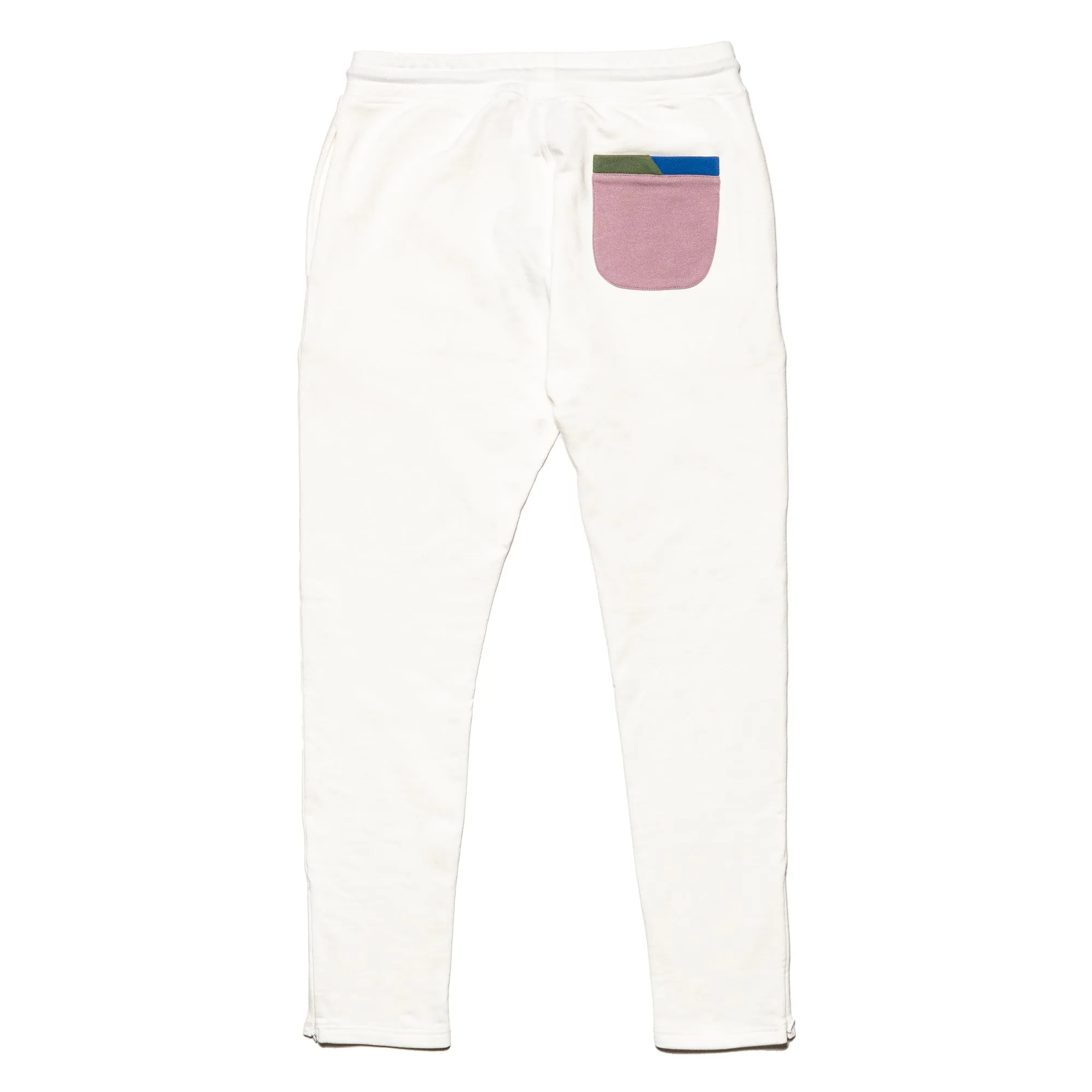 FROG Color Block Leisure Sweatpants - White