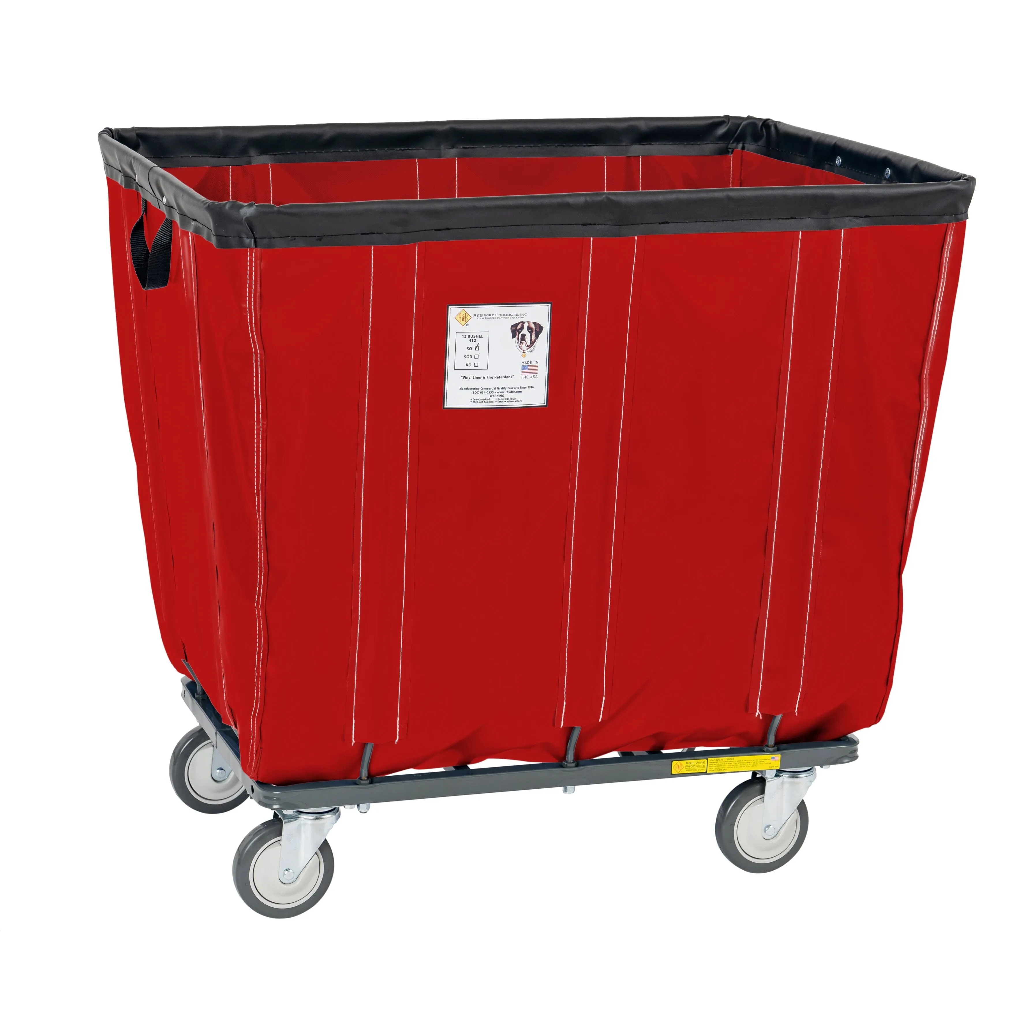 Fully Sewn Vinyl Basket Truck - 18 Bushel