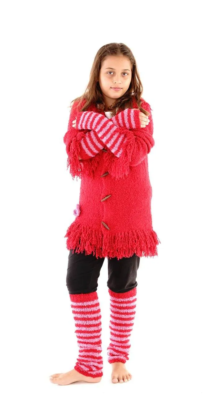 Fuzzy Leg Warmers for Kids