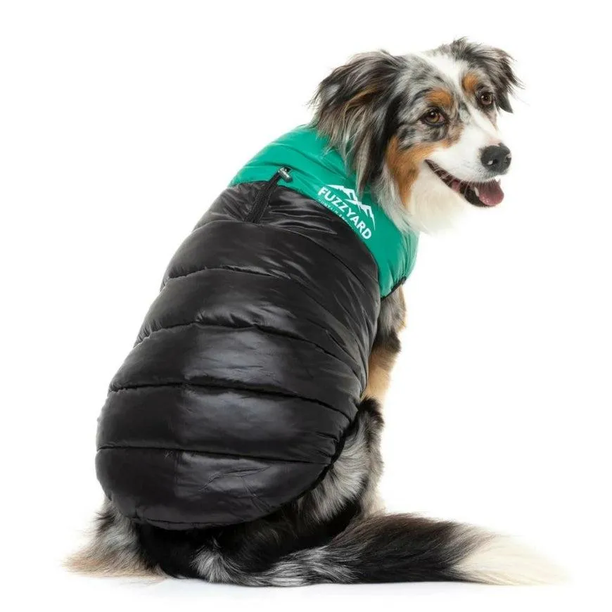 FuzzYard | East Harlem Dog Puffer Jacket - Green