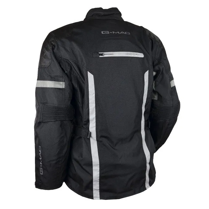 G-Mac Pilot Pro Waterproof Textile Jacket - Black / Gunmetal