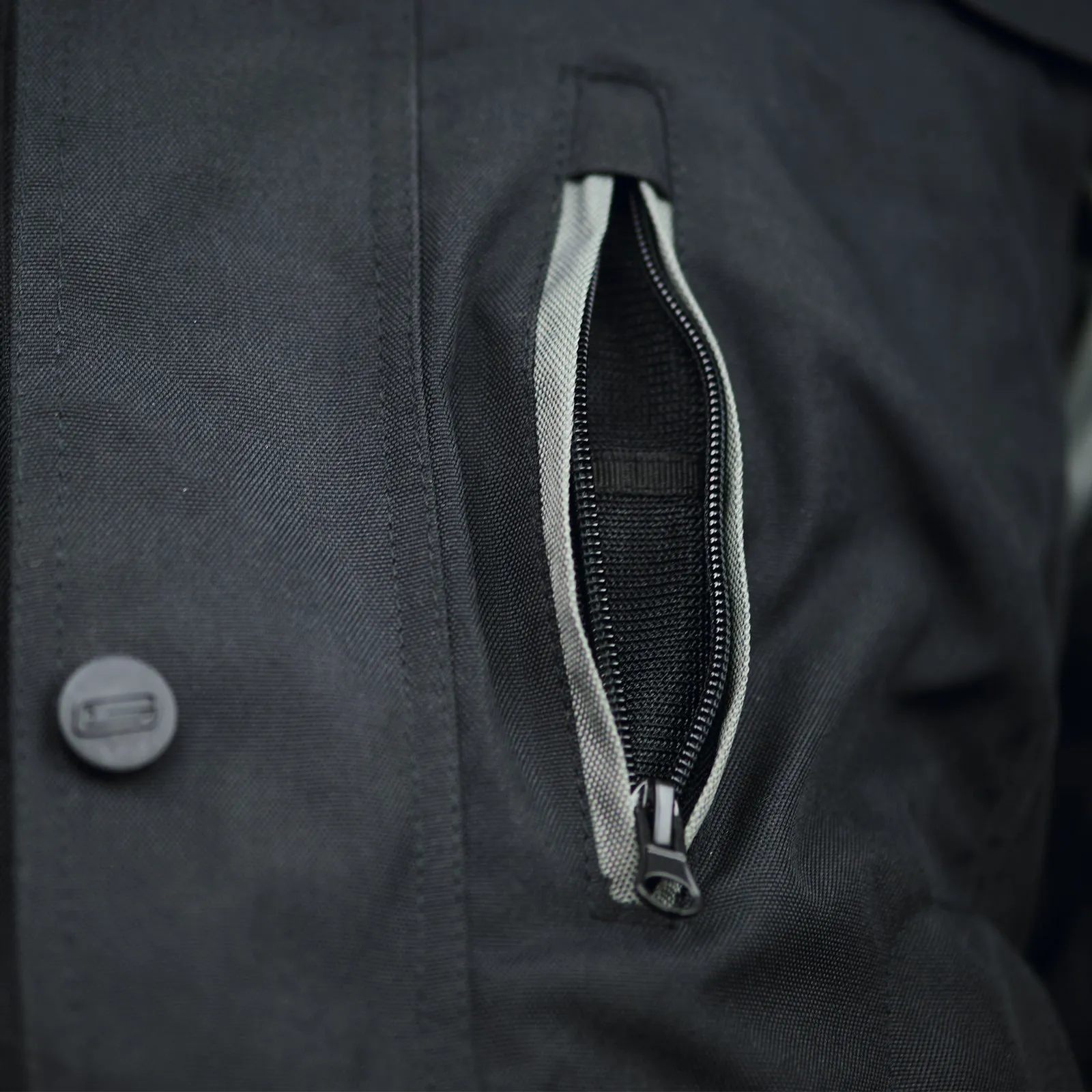 G-Mac Pilot Pro Waterproof Textile Jacket - Black / Gunmetal