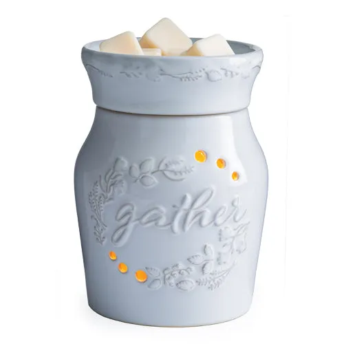 Gather White Wax Warmer RWGAT