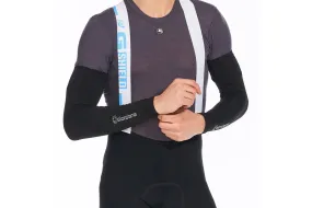 Giordana Knitted Dryarn Arm Warmers Black