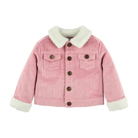 Girl Cord Sherpa Jacket