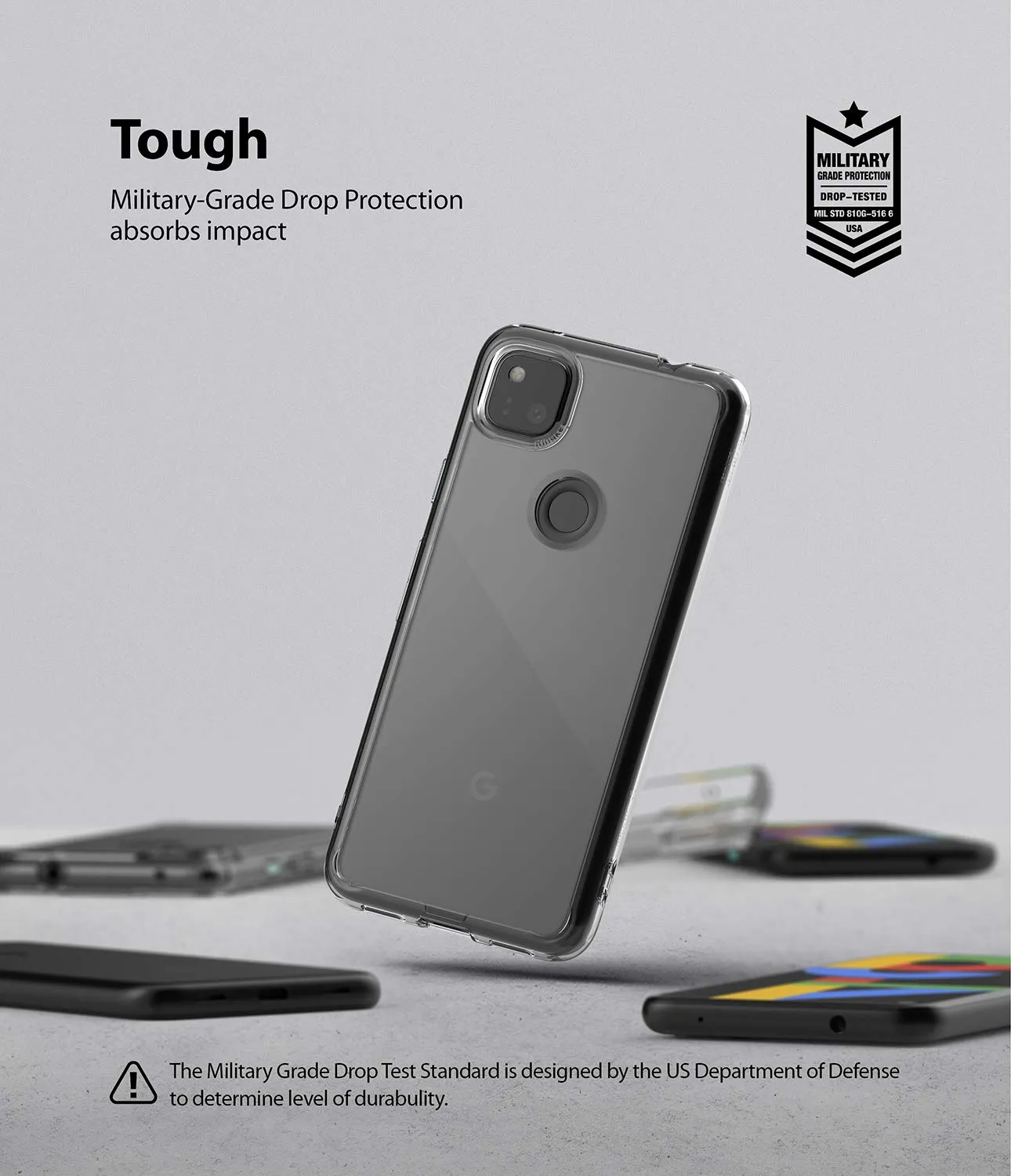 Google Pixel 4a Back Cover Case | Fusion - Clear