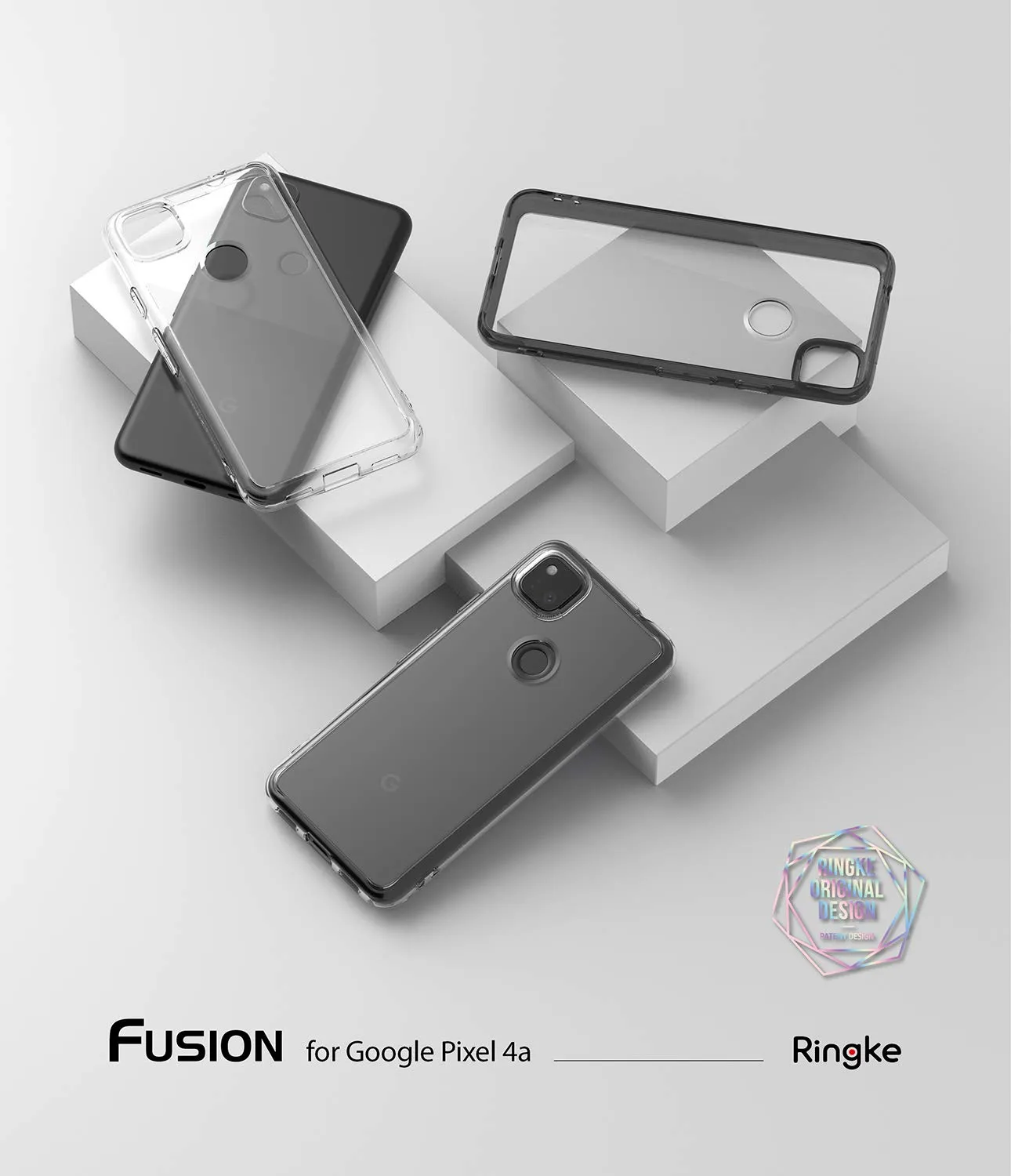 Google Pixel 4a Back Cover Case | Fusion - Clear