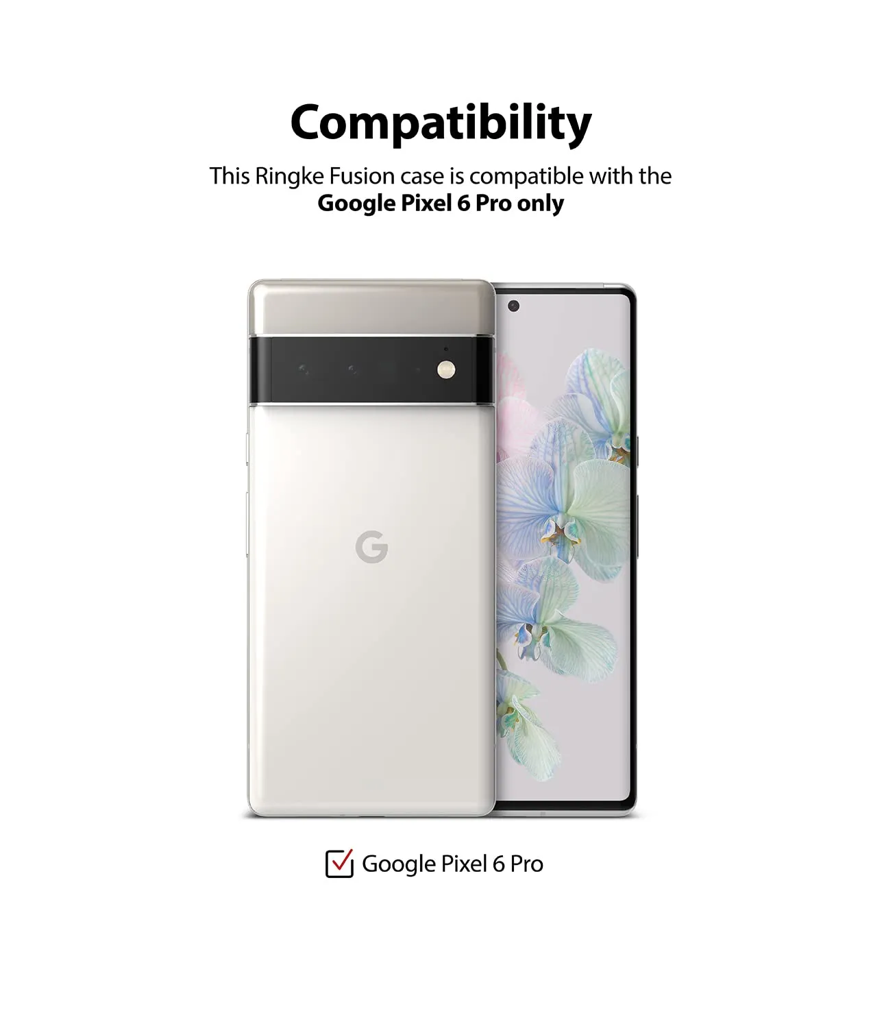 Google Pixel 6 Pro Back Cover Case | Fusion - Clear