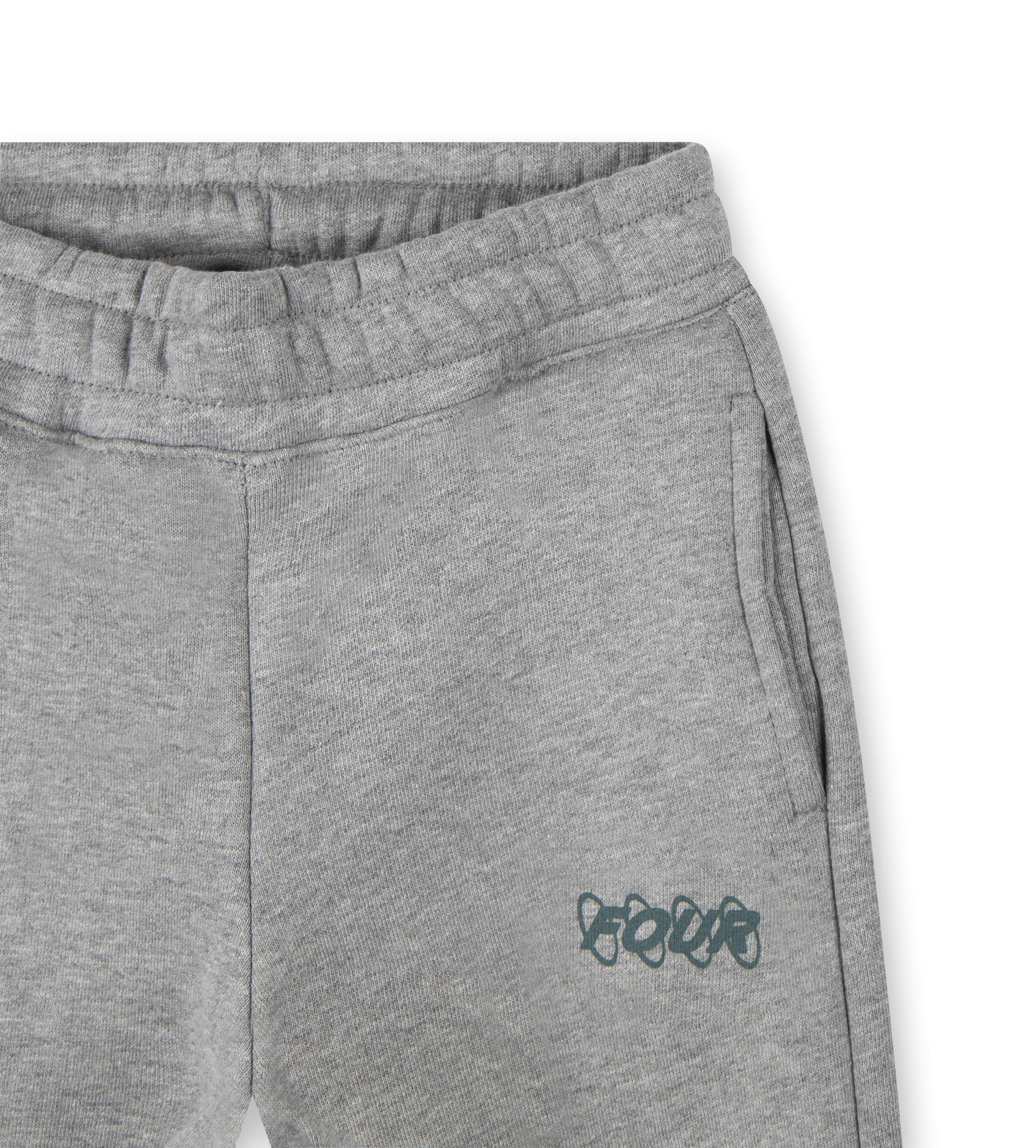 Green Circles Logo Sweatpants Grey Melange