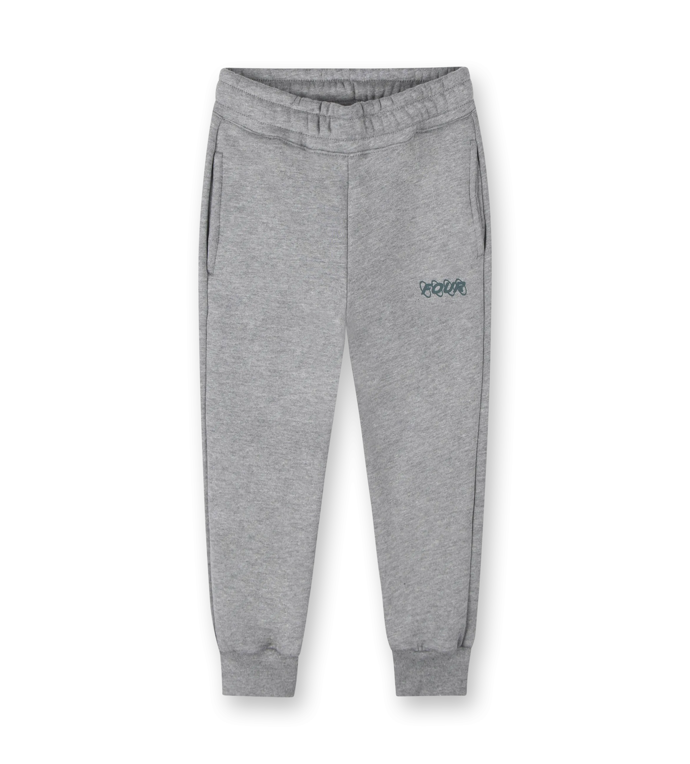 Green Circles Logo Sweatpants Grey Melange