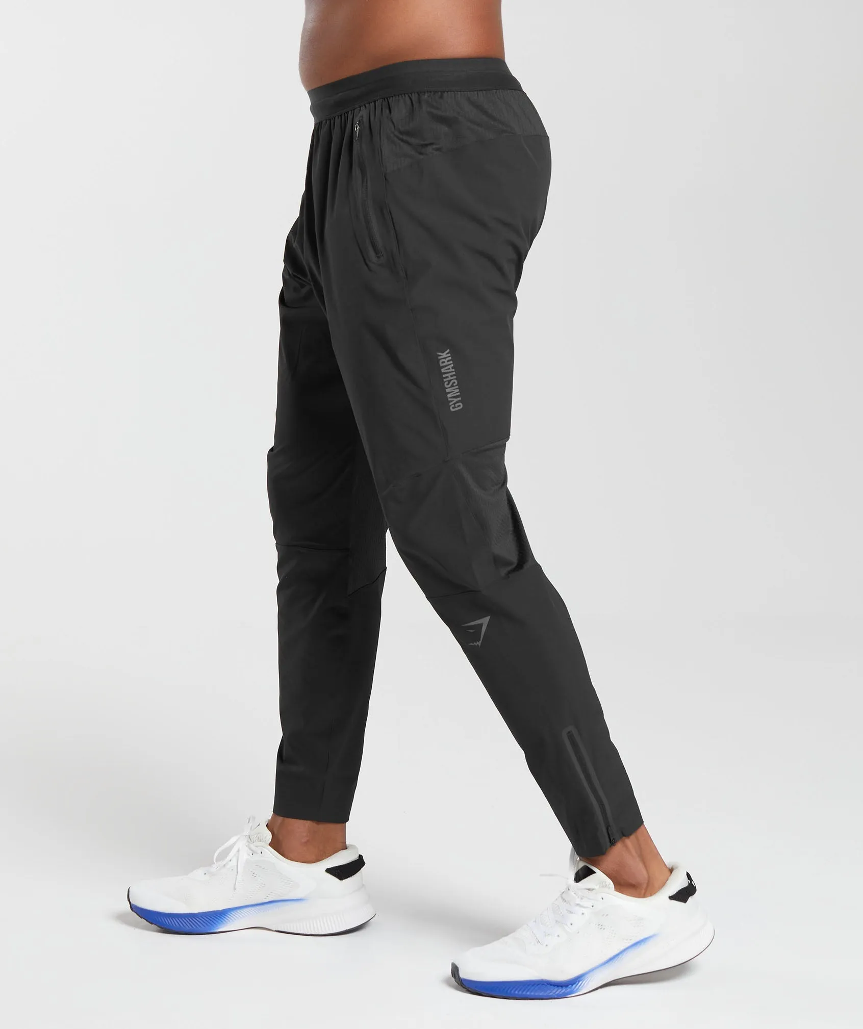 Gymshark Hybrid Woven Joggers - Black