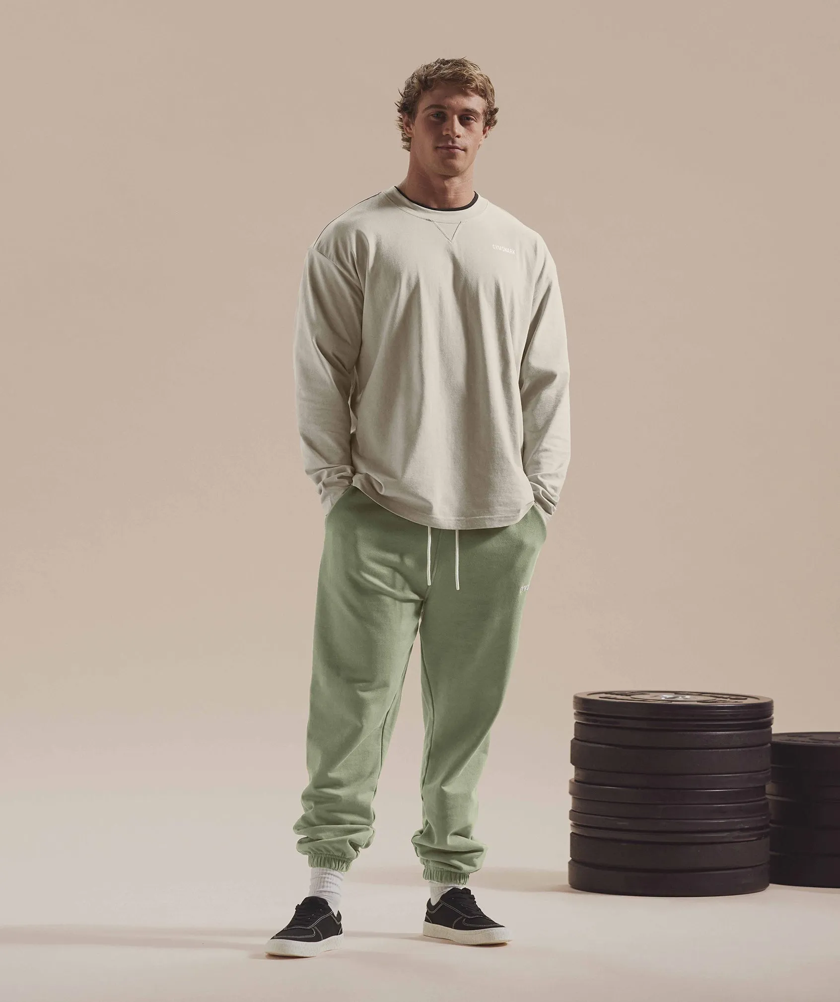 Gymshark Rest Day Sweats Joggers - Sage Green