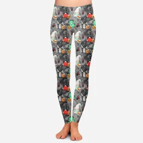 Halloween gnome couple leggings