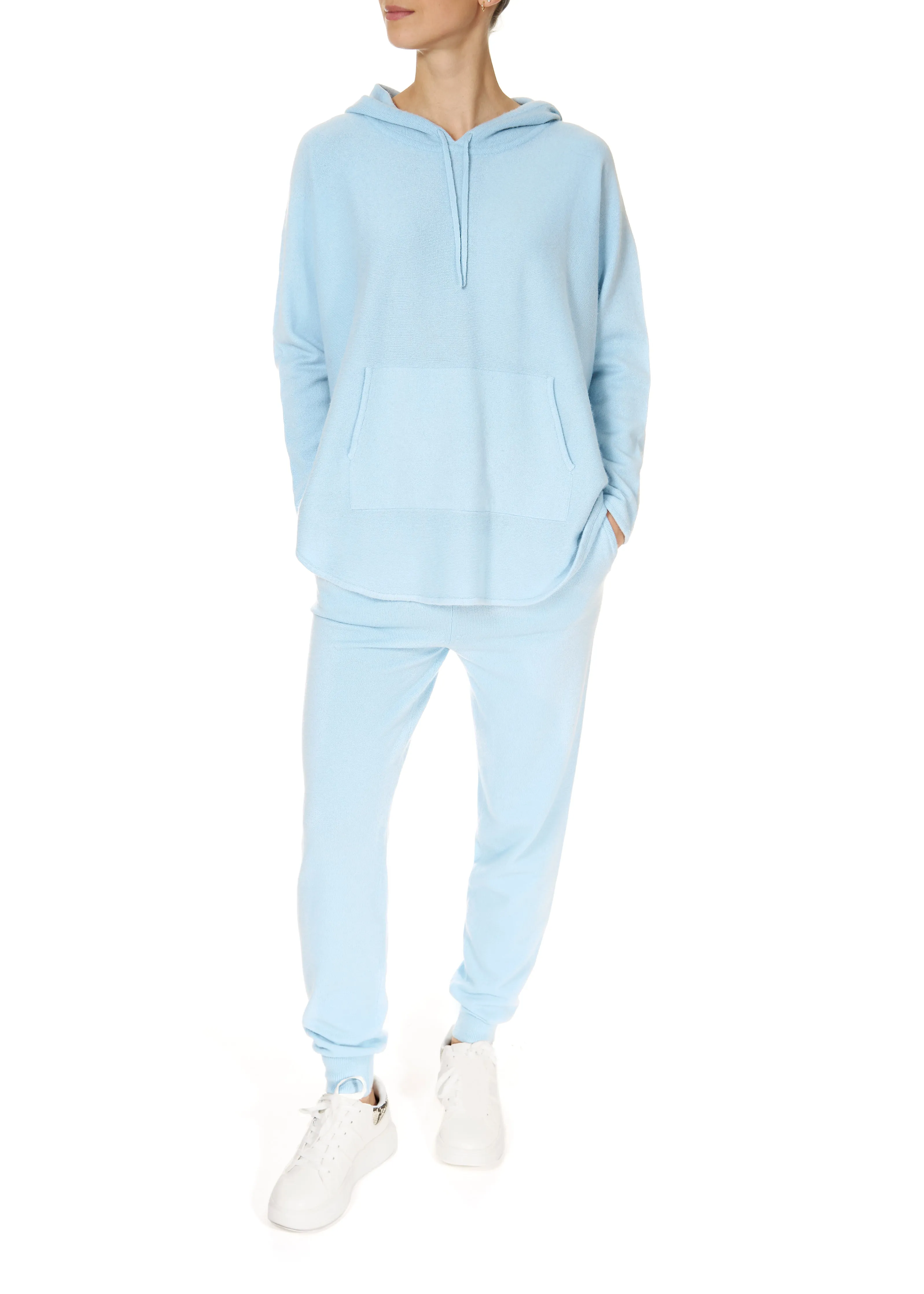 'Harper' Pastel Blue Hoodie