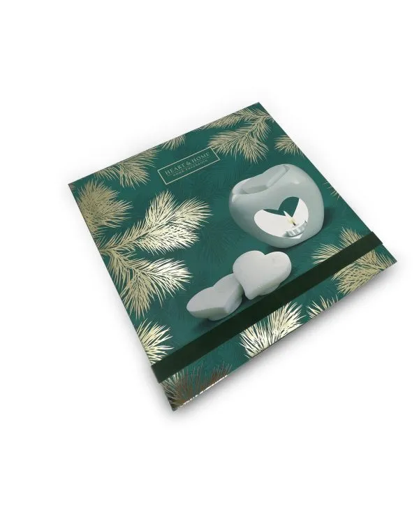 Heart & Home Christmas Wax Melt Candle Gift Set