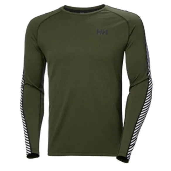 Helly Hansen Lifa Active Stripe Crew Utility Green