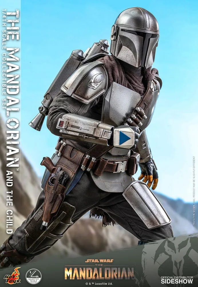 Hot Toys Mandalorian and The Child 1/4 Scale Figure Set (Display Piece)