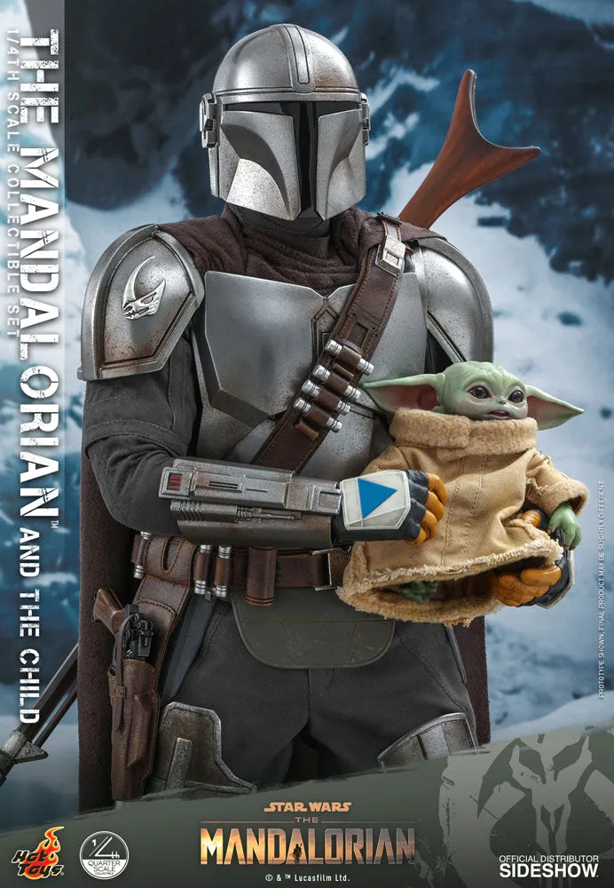 Hot Toys Mandalorian and The Child 1/4 Scale Figure Set (Display Piece)