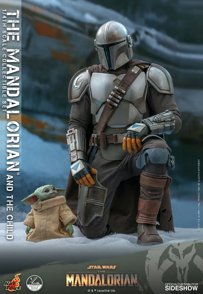 Hot Toys Mandalorian and The Child 1/4 Scale Figure Set (Display Piece)