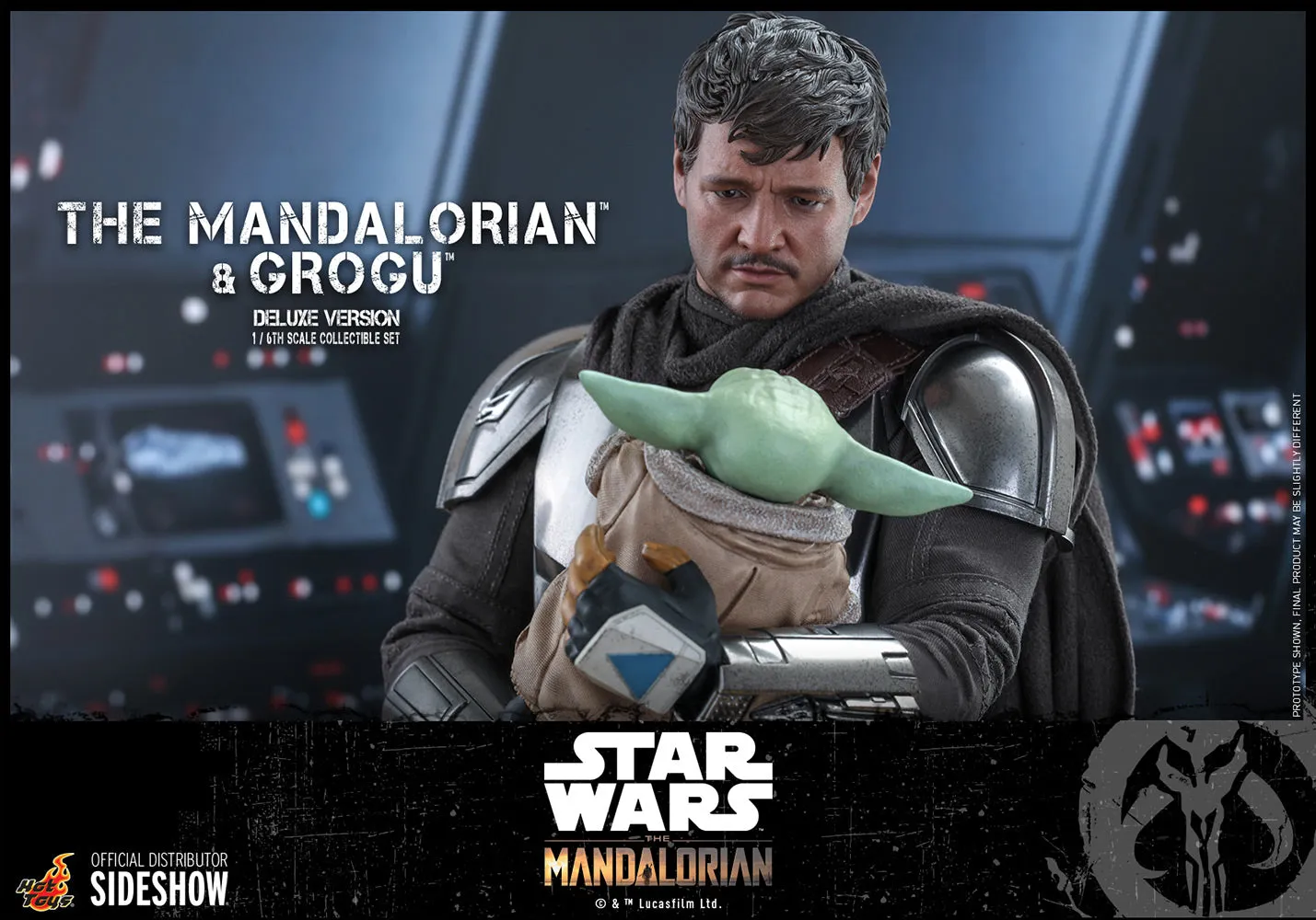 Hot Toys The Mandalorian and Grogu (Deluxe Version) 1/6 Scale Figure Set