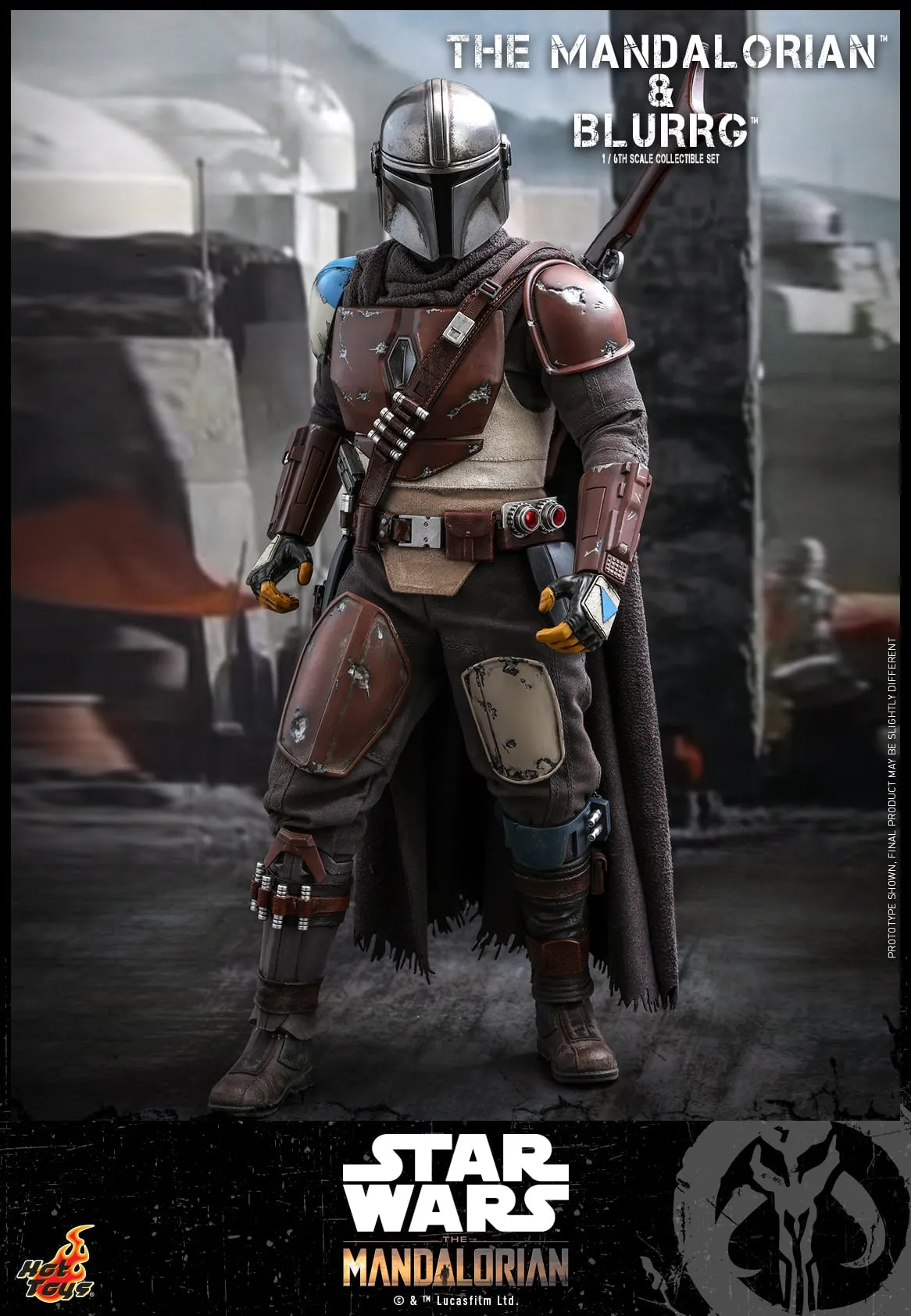 Hot Toys - TMS046 - Star Wars: The Mandalorian - 1/6th scale Mandalorian & Blurrg Collectible Set