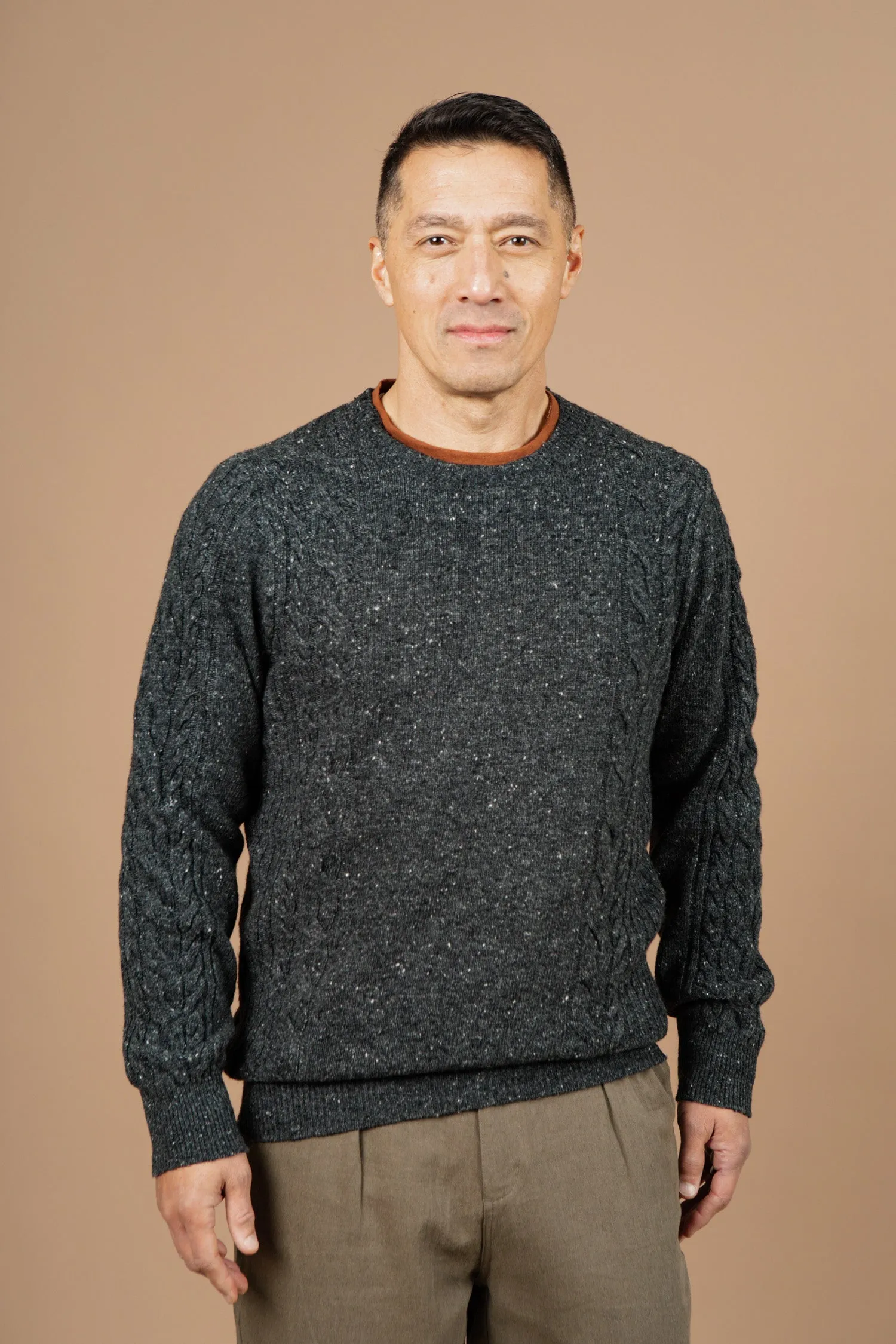 Hugo Sweater / Charcoal Donegal