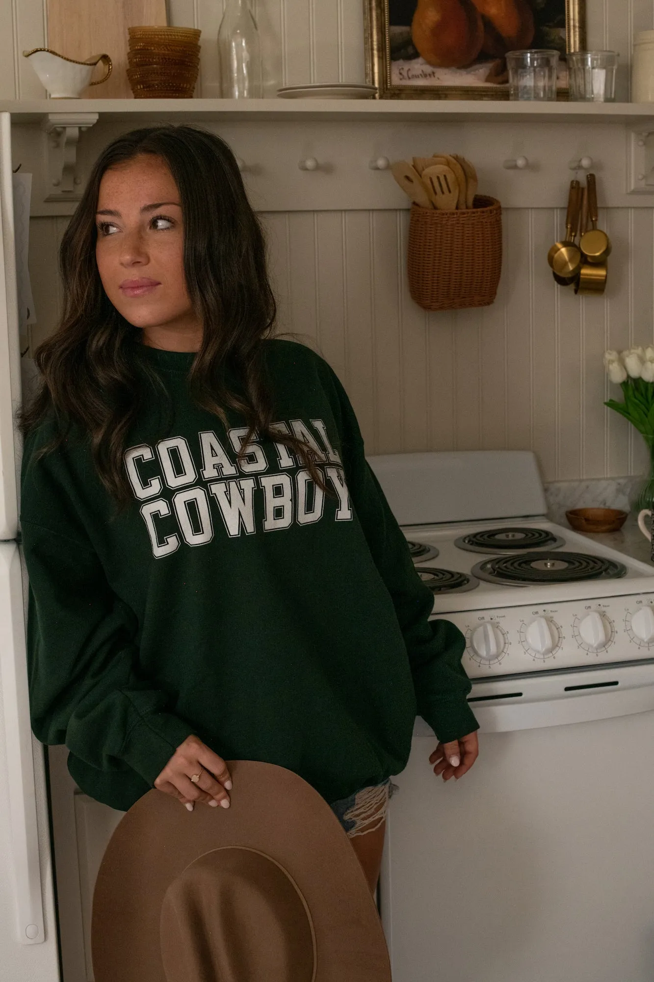 Hunter Green Varsity Crewneck