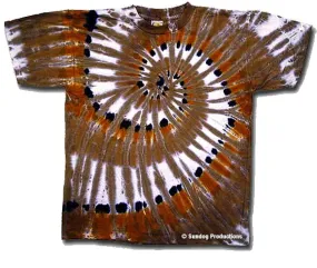 Indian Gold Swirl Tie Dye