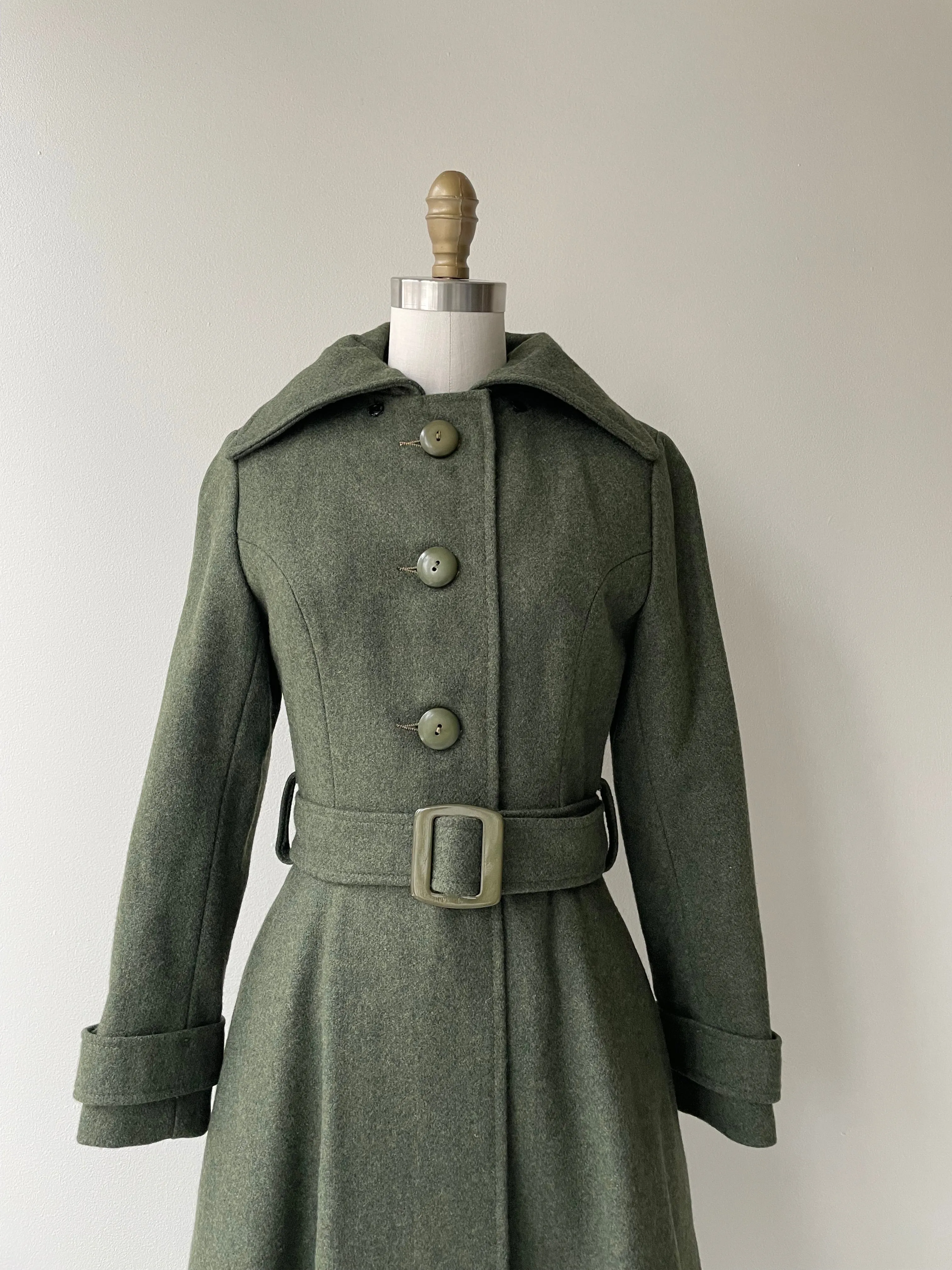 Iodo Loden Wool Trench