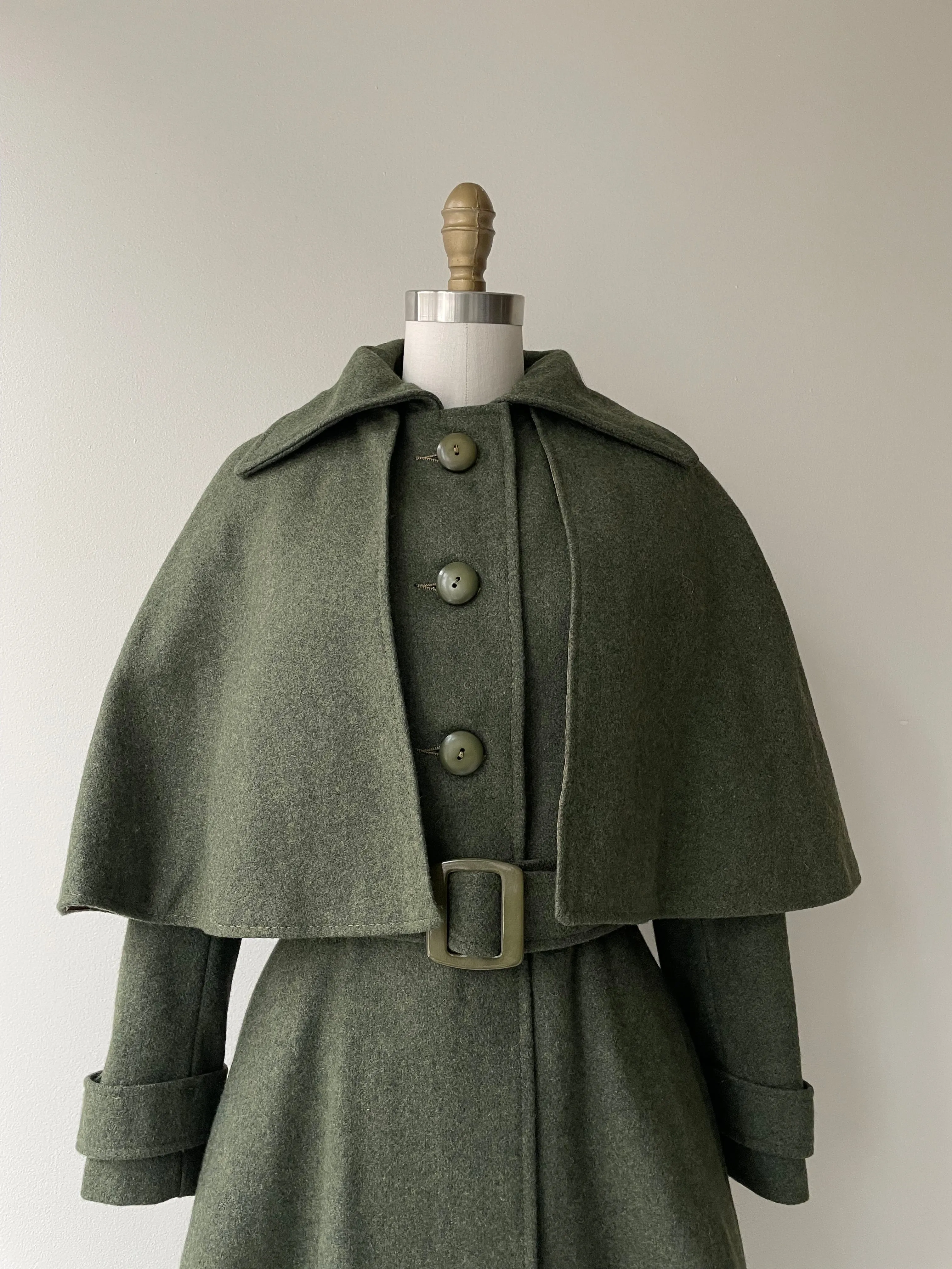 Iodo Loden Wool Trench