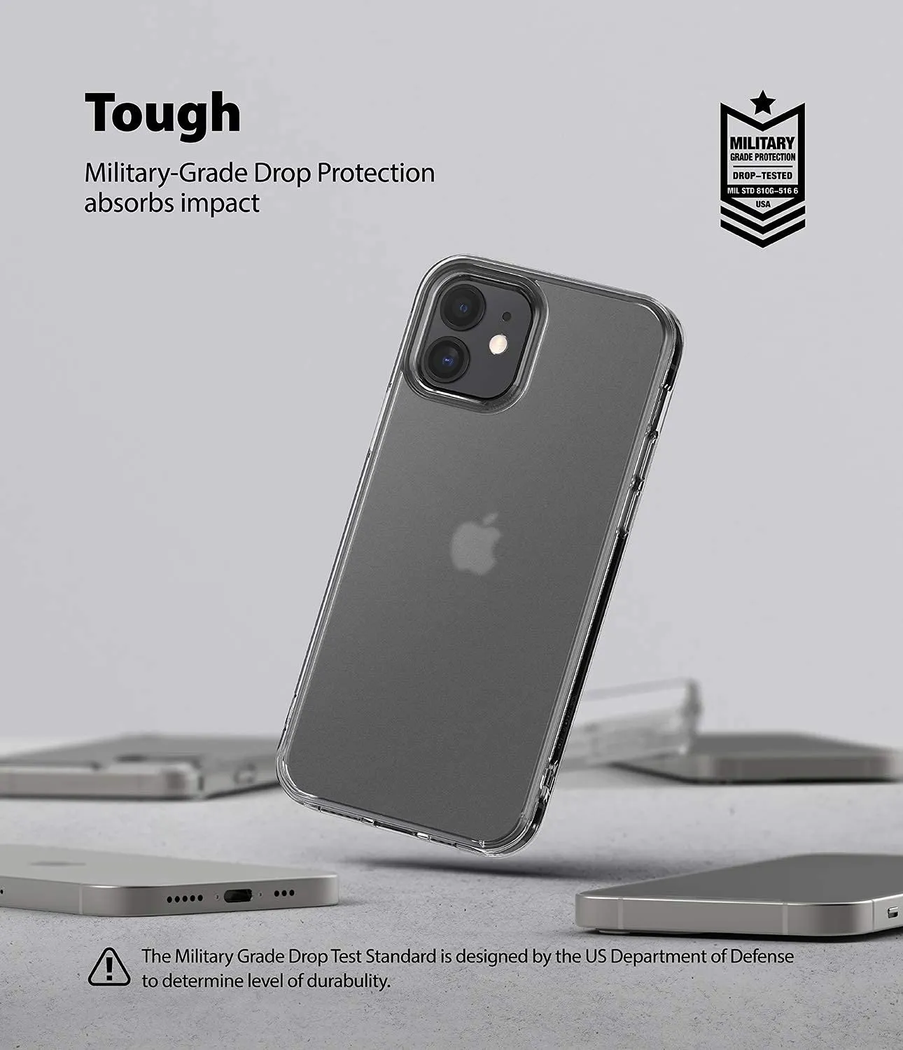 iPhone 12 / 12 Pro Back Cover Case | Fusion - Matte Clear