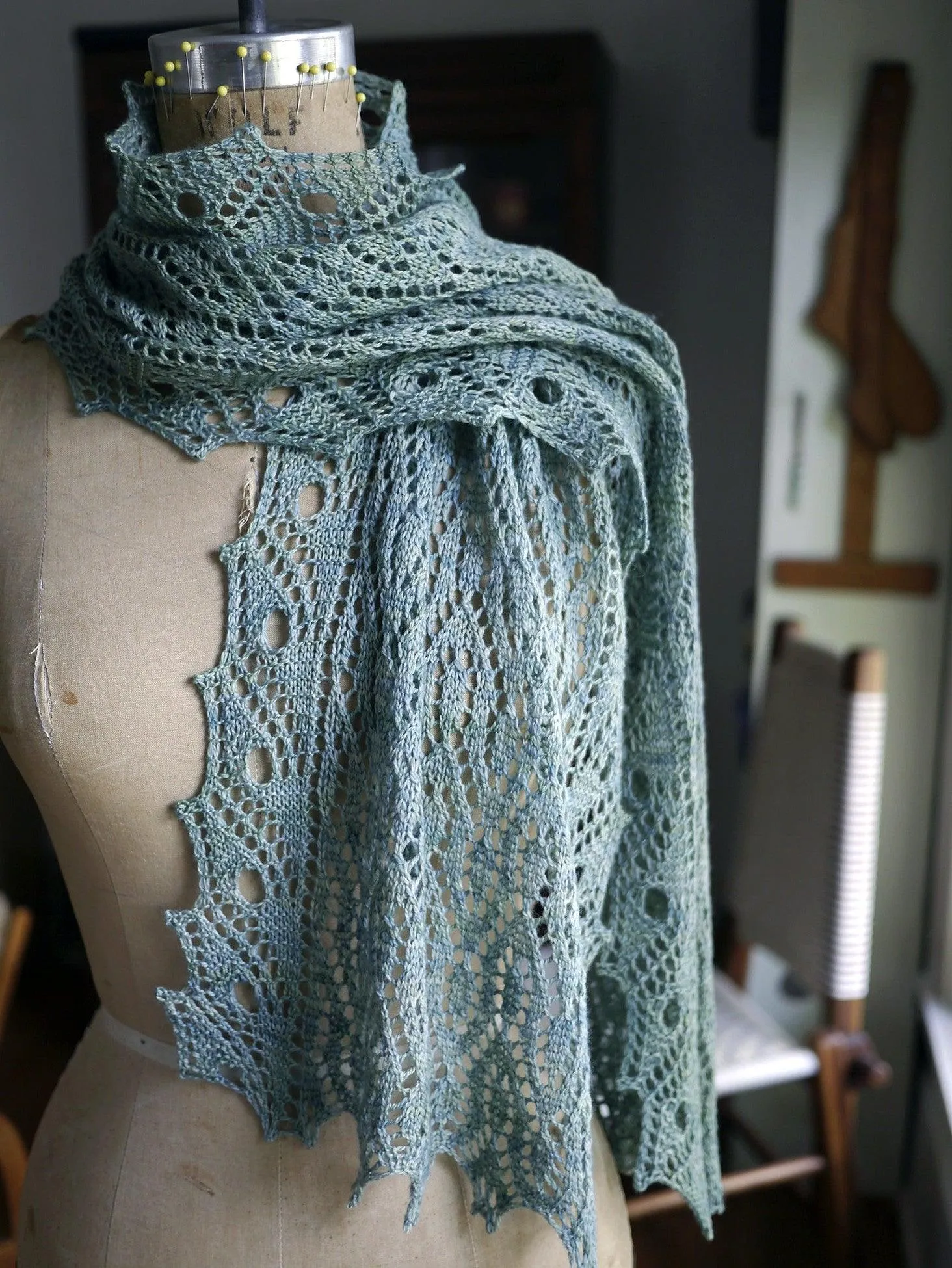 Isadora Lace Scarf <br/><small>knitting pattern</small>