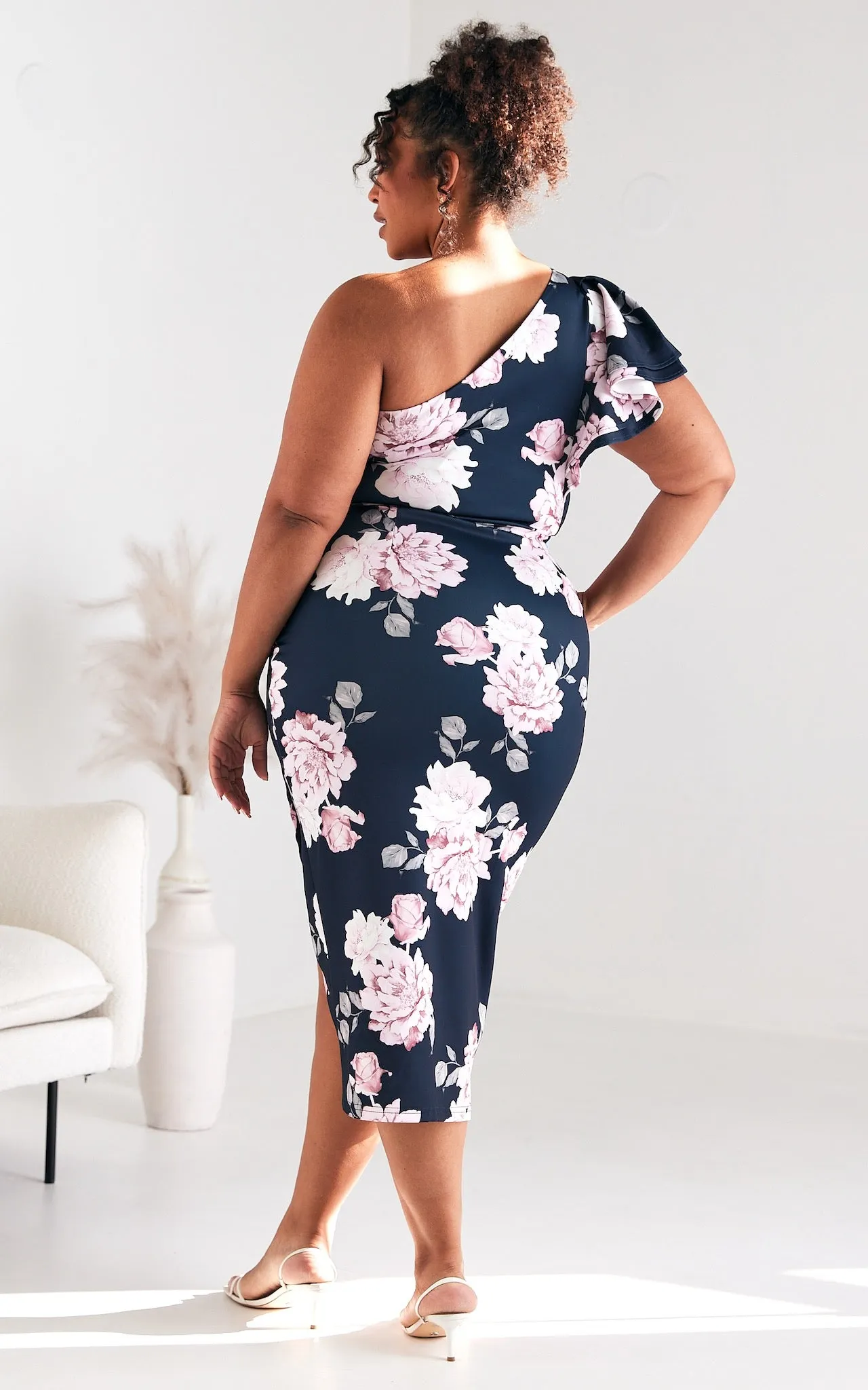 Jace Midi Dress - Navy Floral