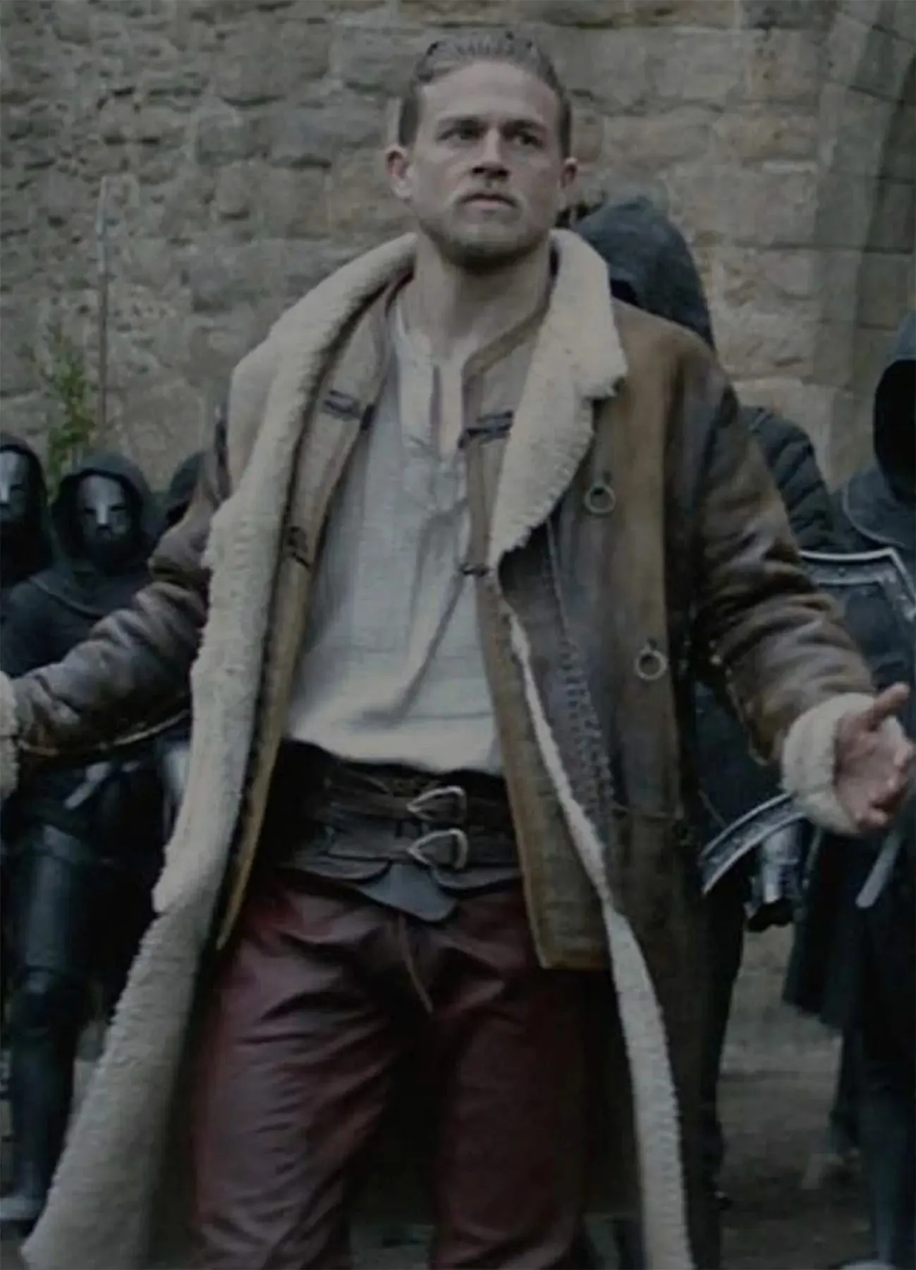 King Arthur Legend Of The Sword Brown Long Coat